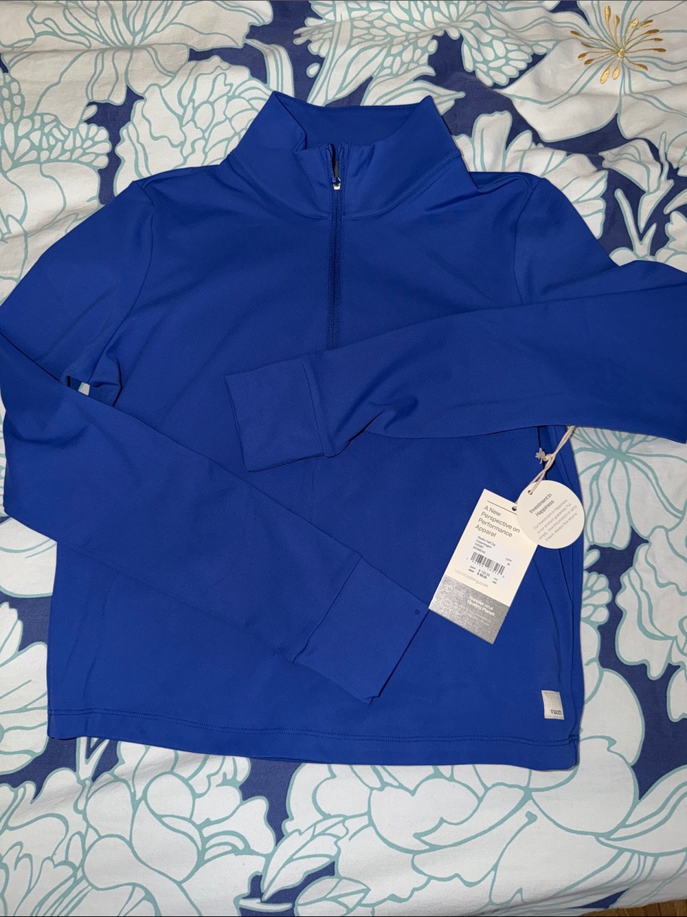 NWT Amazing Vuori Half Zip in beautiful Copenhagen - Picture 5 of 6